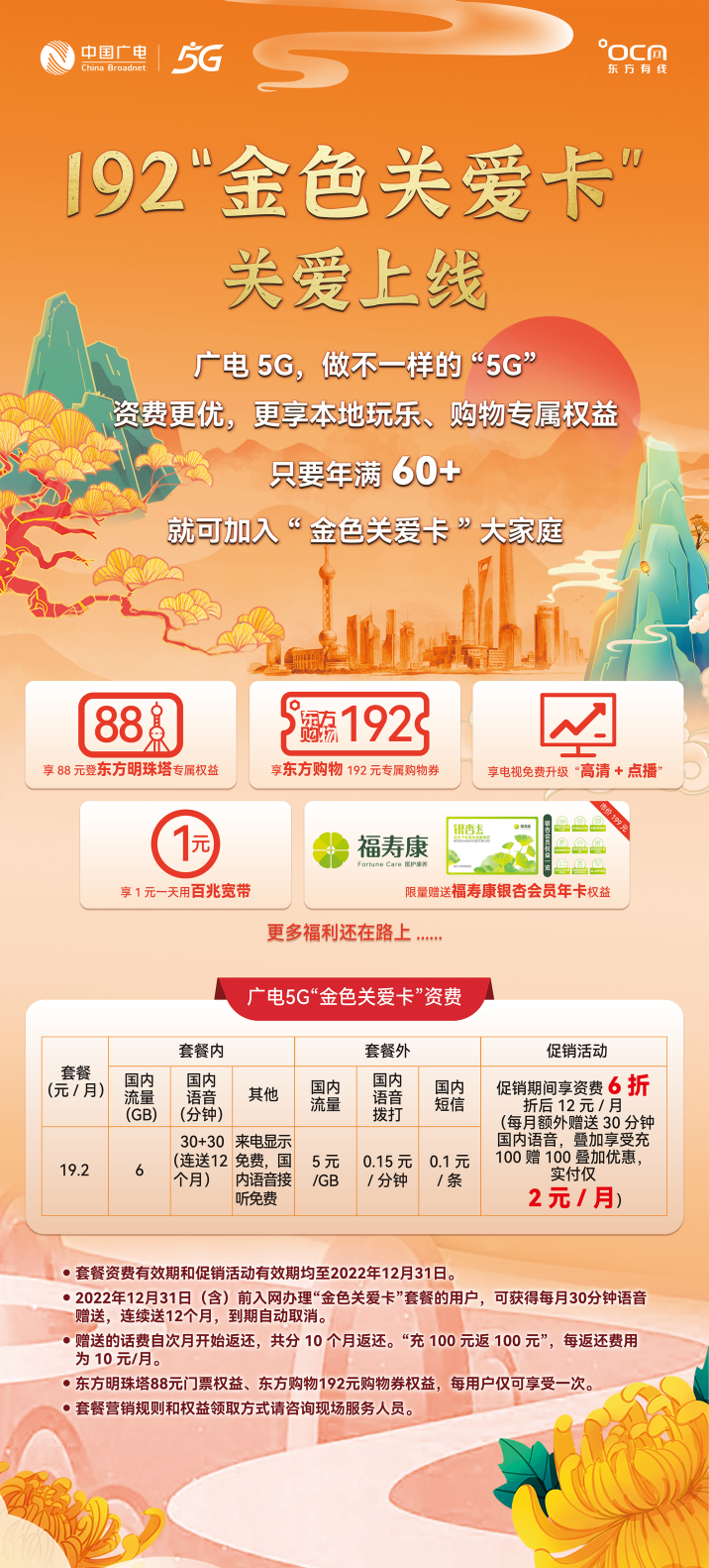 廣電5G“金色關愛卡”正式發布，首批百位60+廣電5G體驗官齊聚東方明珠